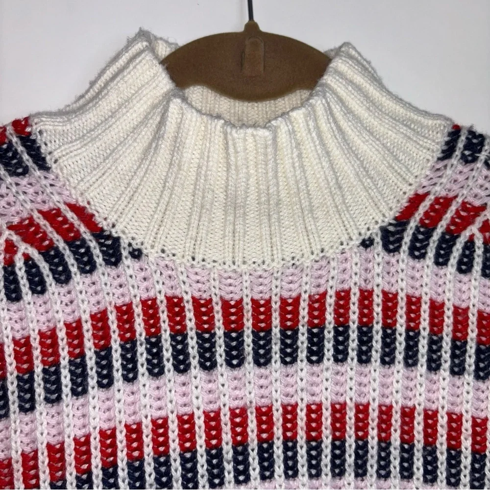Tommy Hilfiger Red Black Striped Small - Picture 5 of 10